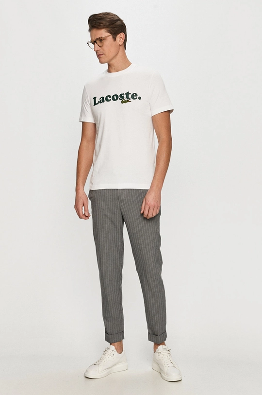 Lacoste - T-shirt TH1868 biały