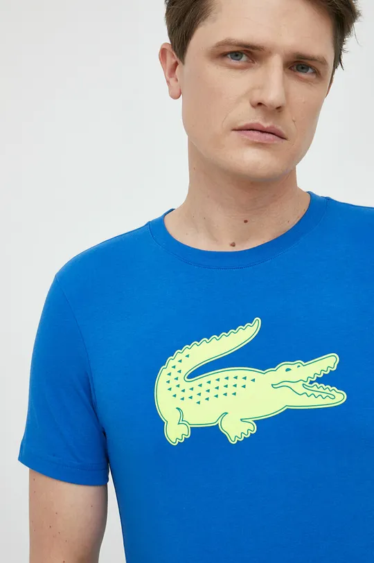 niebieski Lacoste t-shirt