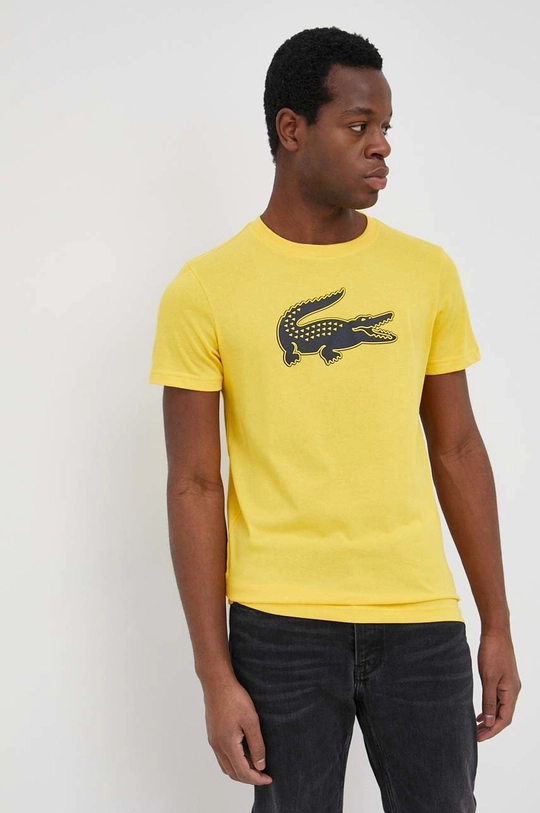 żółty Lacoste t-shirt