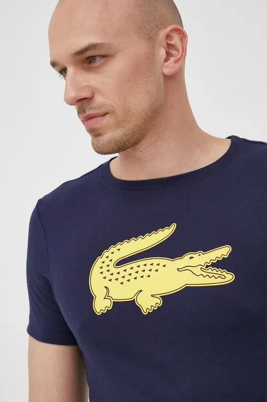 granatowy Lacoste t-shirt
