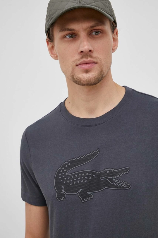 szary Lacoste t-shirt