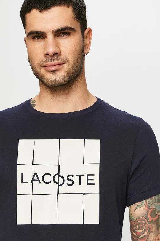 sötétkék Lacoste - T-shirt