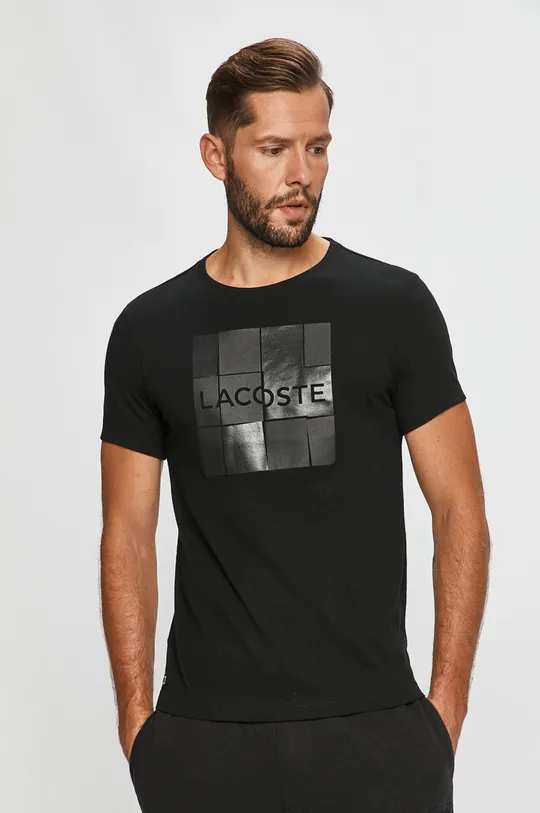 čierna Lacoste - Tričko