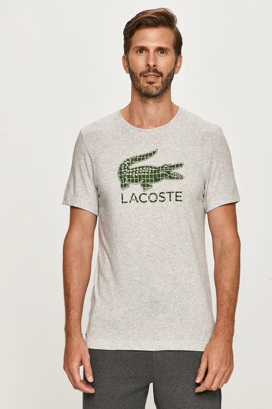 szary Lacoste - T-shirt TH2090 Męski