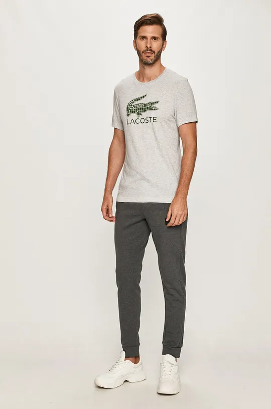 Lacoste - T-shirt TH2090 szary