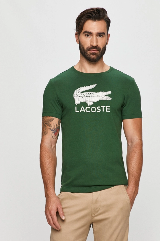 zöld Lacoste - T-shirt Férfi