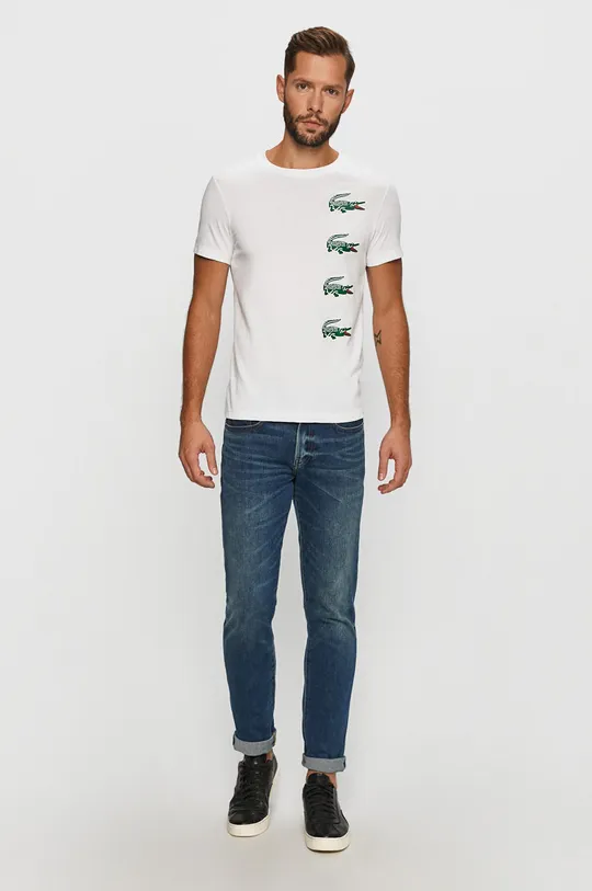 Lacoste - T-shirt TH7222 biały