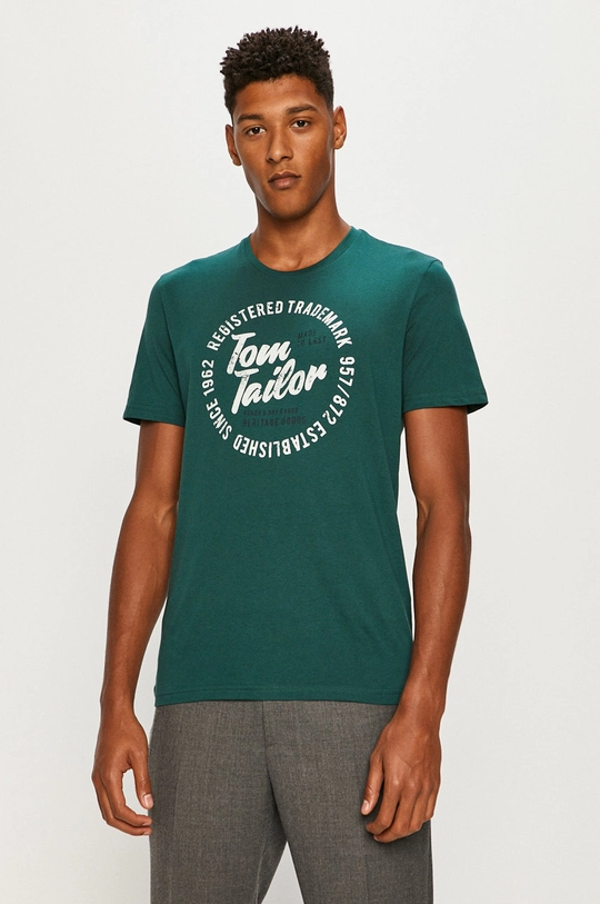 zöld Tom Tailor Denim - T-shirt Férfi