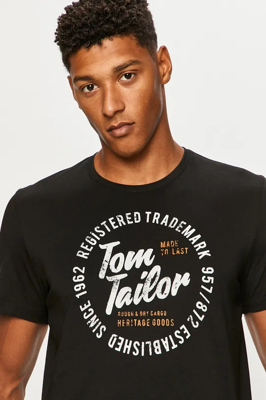 čierna Tom Tailor Denim - Tričko