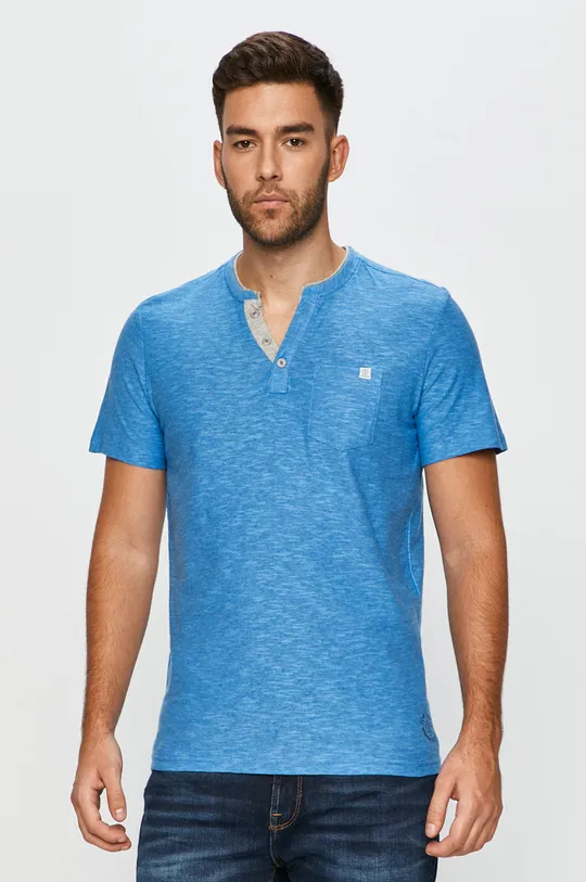 modrá Tom Tailor Denim - Polo tričko Pánsky