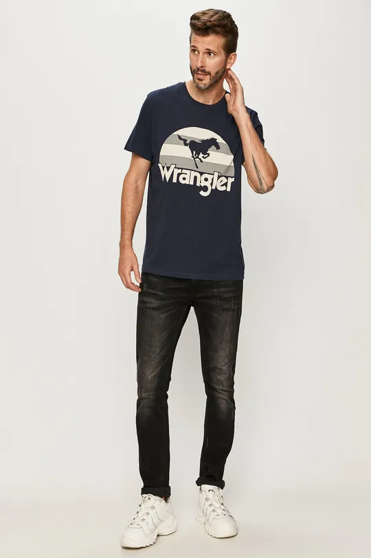 Wrangler - Tričko tmavomodrá