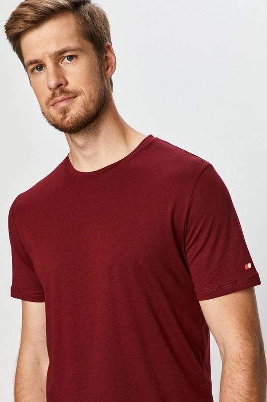 burgundia John Frank - T-shirt