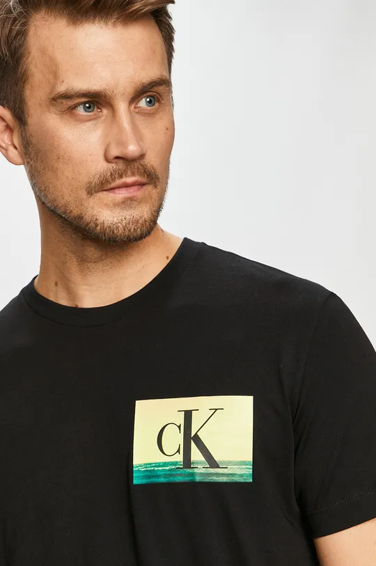 fekete Calvin Klein Jeans - T-shirt