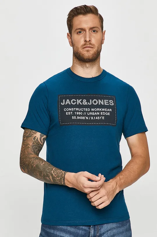 tmavomodrá Jack & Jones - Tričko Pánsky