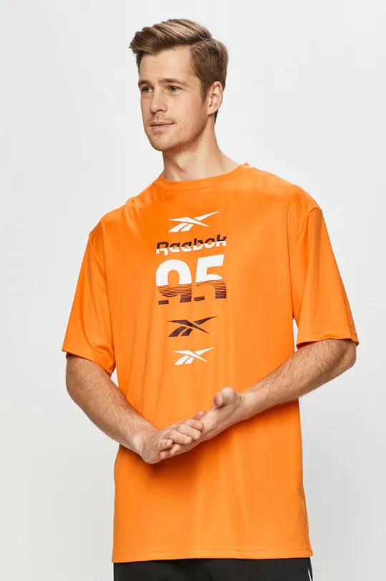 pomarańczowy Reebok - T-shirt FU3143 Męski