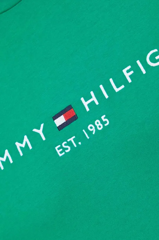 zelená Bavlnené tričko Tommy Hilfiger