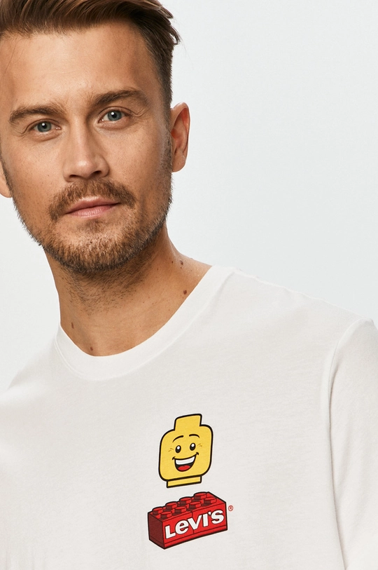 fehér Levi's - T-shirt x Lego