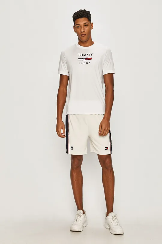 Tommy Sport - T-shirt fehér