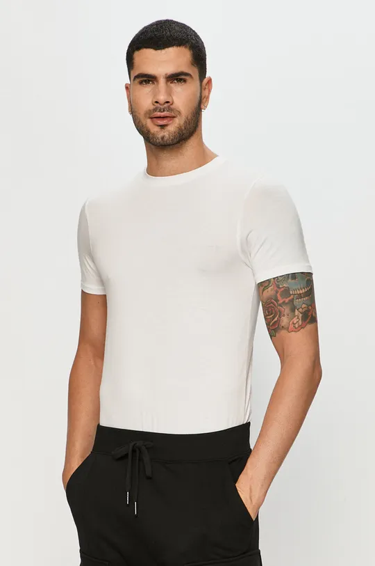 fehér Resteröds - T-shirt Bamboo Viscose (2-pack) Férfi