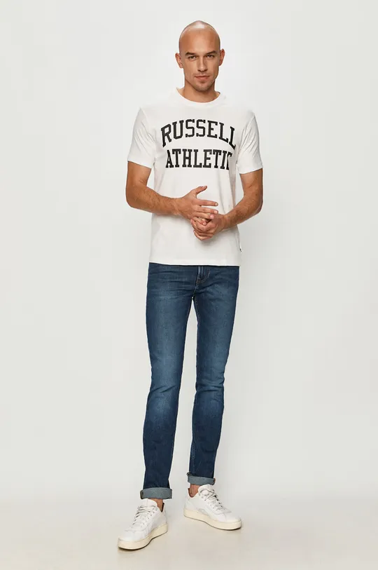Russell Athletic - Μπλουζάκι λευκό