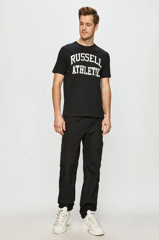 Russell Athletic - Футболка чорний