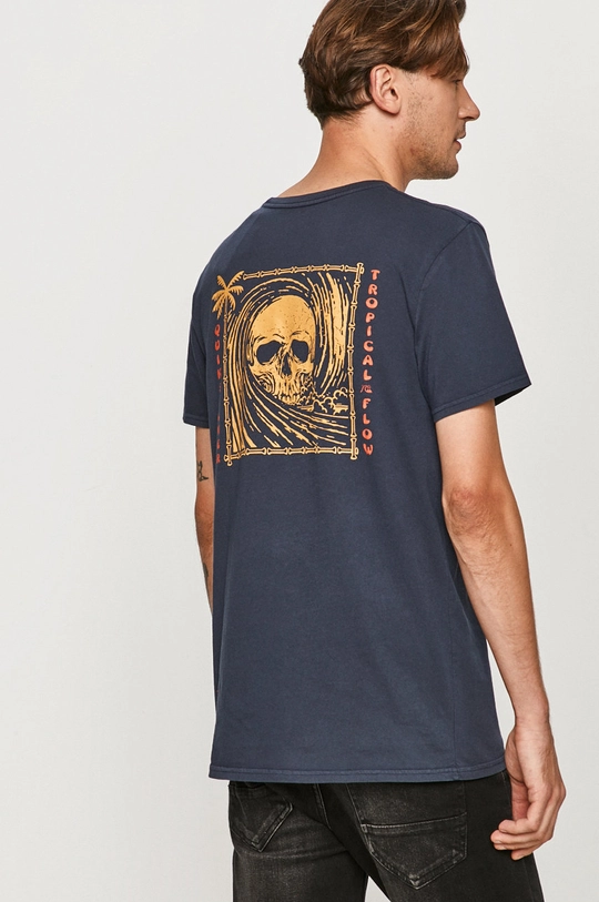 granatowy Quiksilver - T-shirt Męski