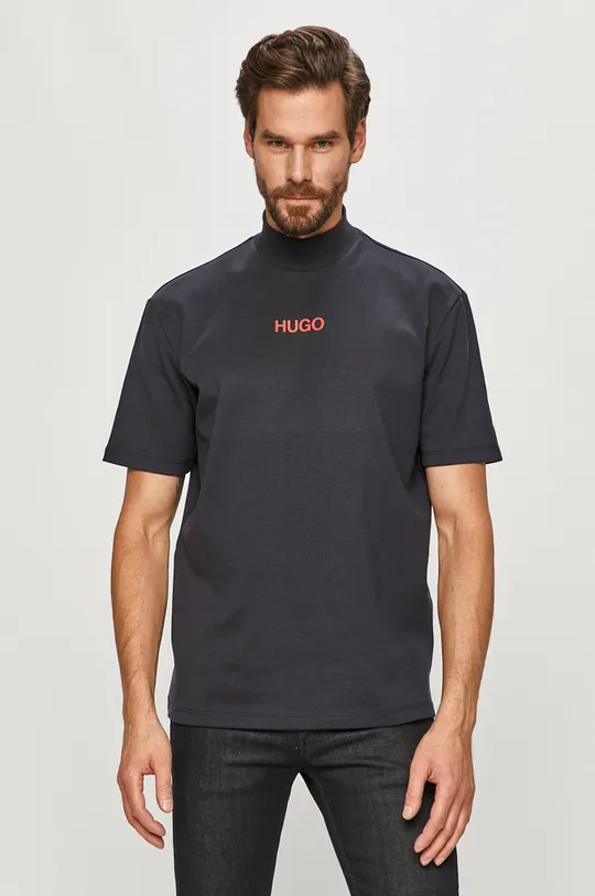 granatowy Hugo - T-shirt 50458273 Męski