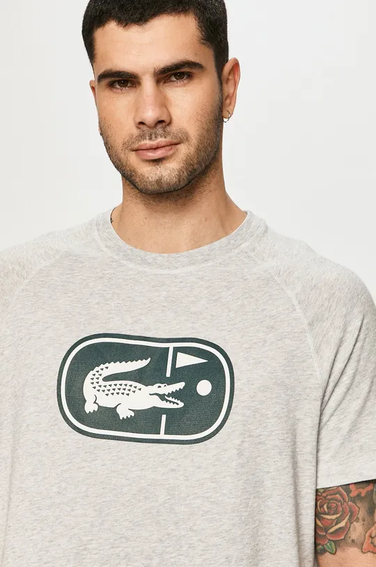szary Lacoste - T-shirt TH2326