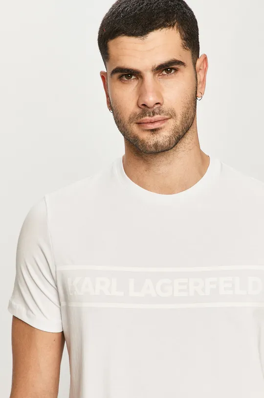 biela Karl Lagerfeld - Tričko Pánsky