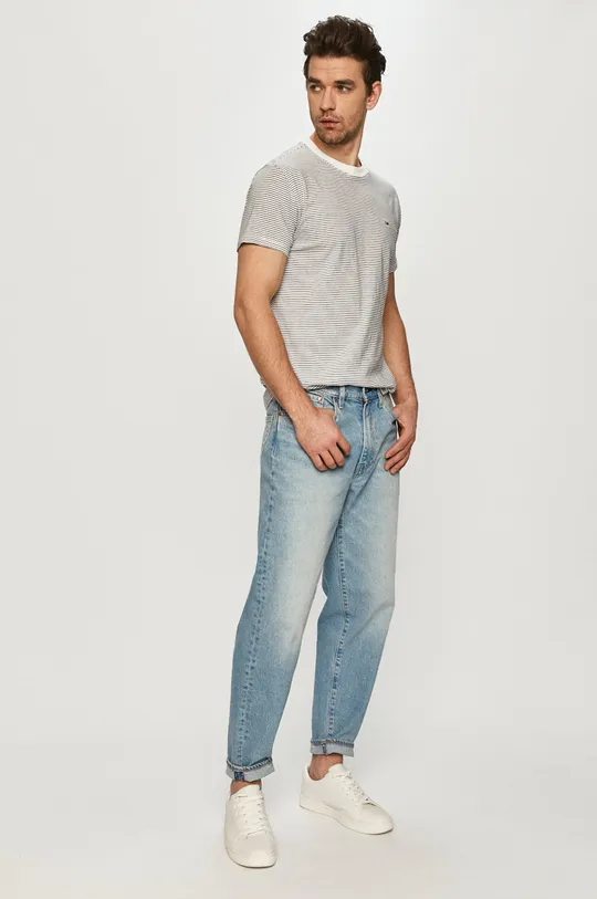Tommy Jeans - T-shirt DM0DM08677 biały