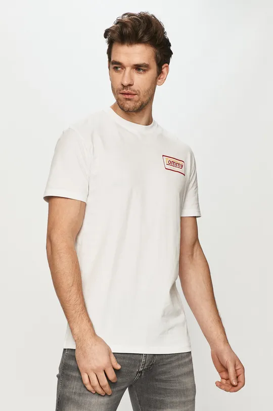 biały Tommy Jeans - T-shirt DM0DM08367