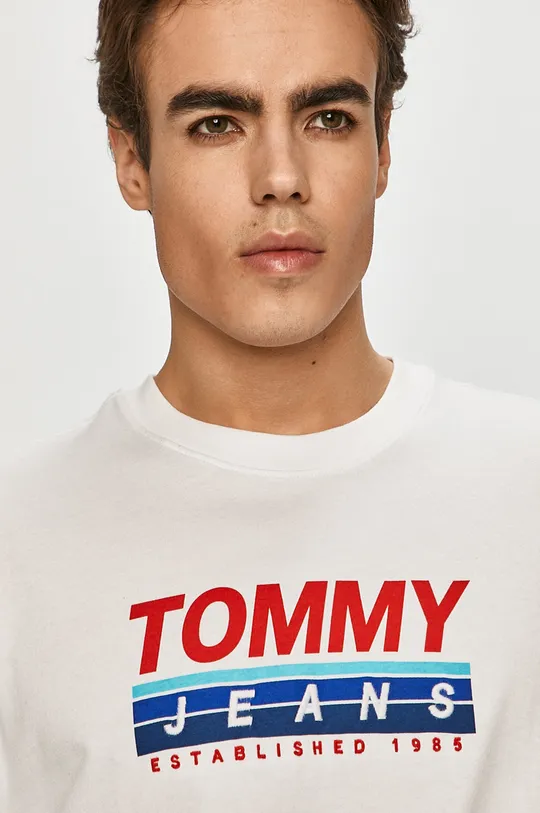 biały Tommy Jeans - T-shirt DM0DM08800
