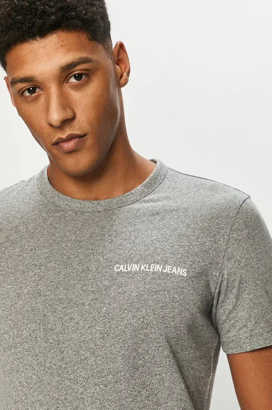 szary Calvin Klein Jeans - T-shirt J30J316042