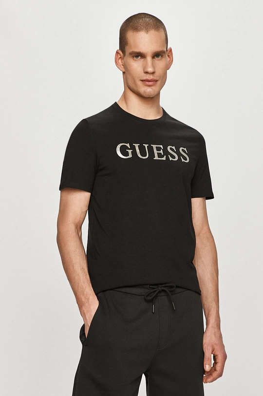 fekete Guess - T-shirt Férfi