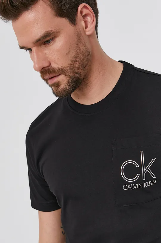 čierna Tričko Calvin Klein Pánsky