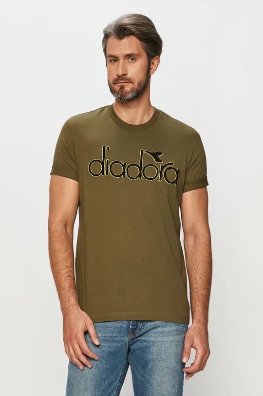 zielony Diadora - T-shirt Unisex