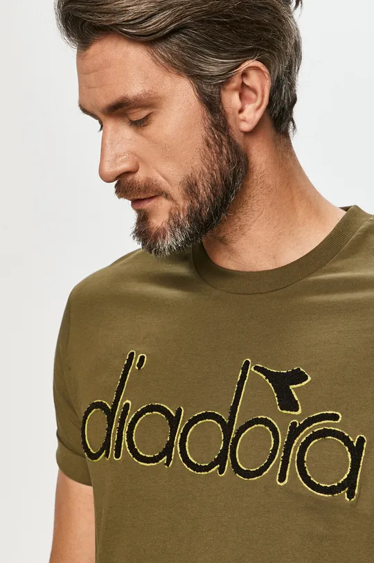 zielony Diadora - T-shirt