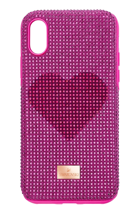 różowy Swarovski Etui na telefon iPhone X/XS 5536634 Damski