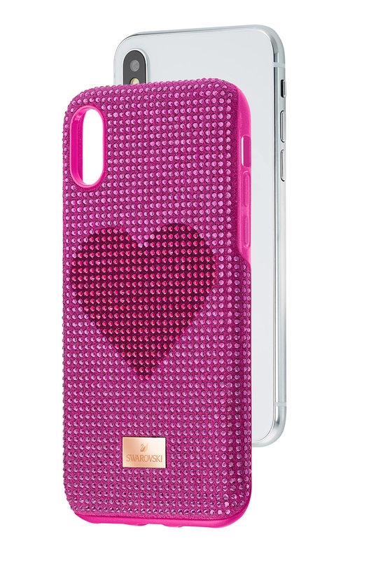 Swarovski Etui na telefon iPhone X/XS 5536634 różowy