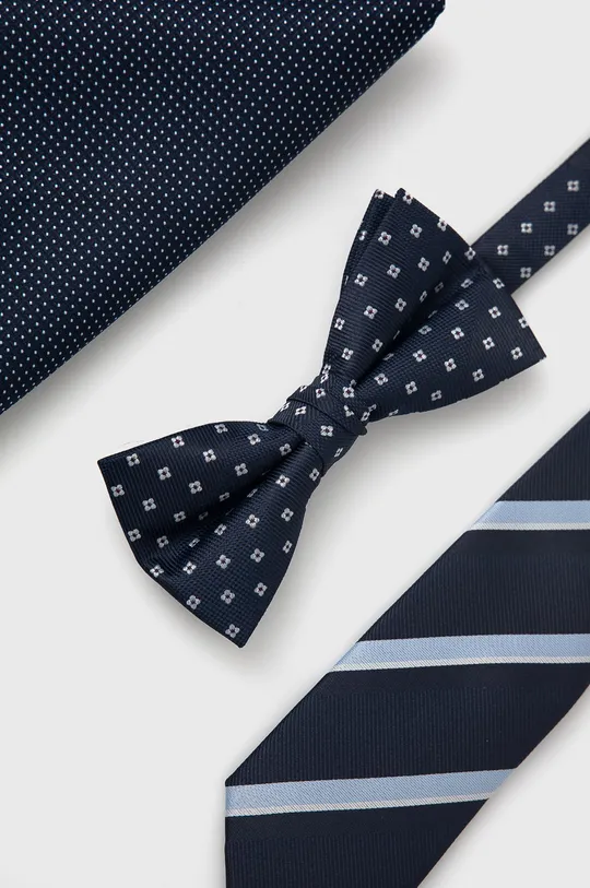 темно-синій Комплект: краватка, метелик та хустка Jack & Jones Чоловічий