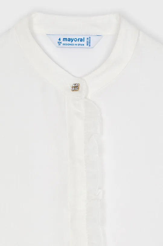 λευκό Παιδική μπλούζα Mayoral