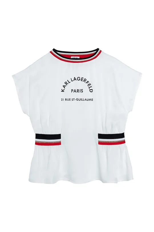 Дитяча блузка Karl Lagerfeld білий