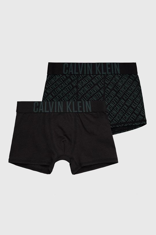ocelová zelená Dětské boxerky Calvin Klein Underwear Chlapecký