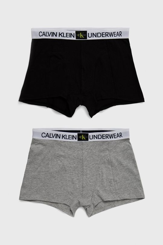 světle šedá Dětské boxerky Calvin Klein Underwear Chlapecký