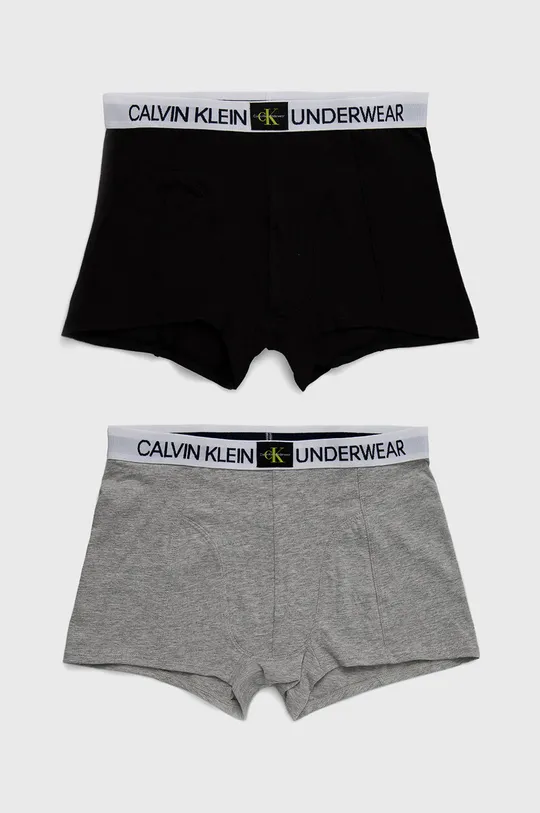 szary Calvin Klein Underwear Bokserki dziecięce (2-pack) Chłopięcy