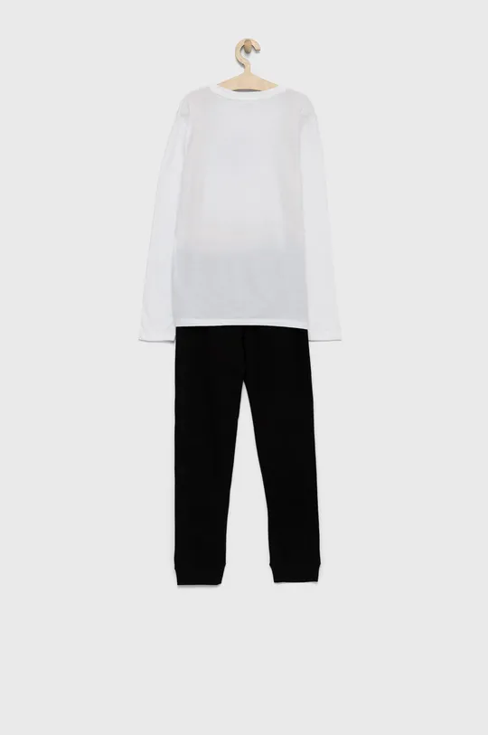 Детская хлопковая пижама Calvin Klein Underwear белый