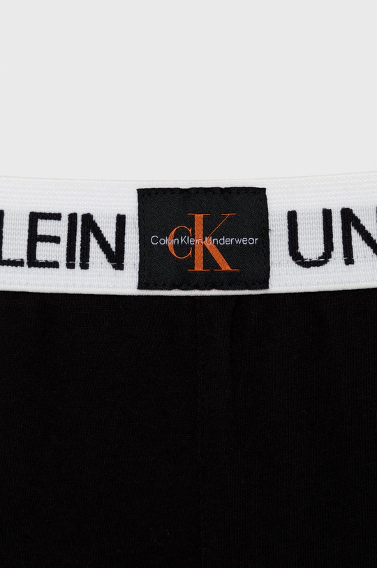 білий Дитяча бавовняна піжама Calvin Klein Underwear