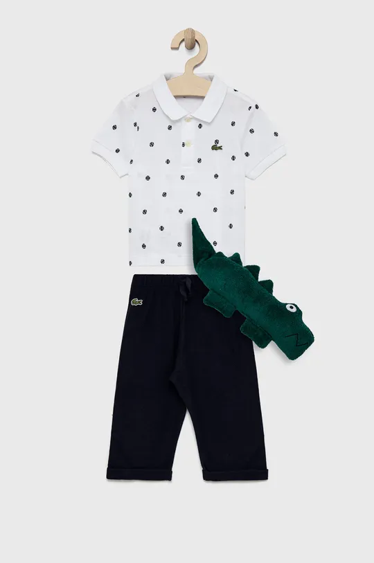 λευκό Σετ πιτζάμες και μασκότ μωρών Lacoste Για αγόρια