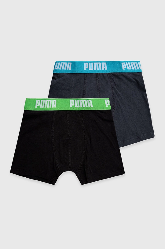 szary Puma Bokserki dziecięce (2-pack) 888887 Chłopięcy