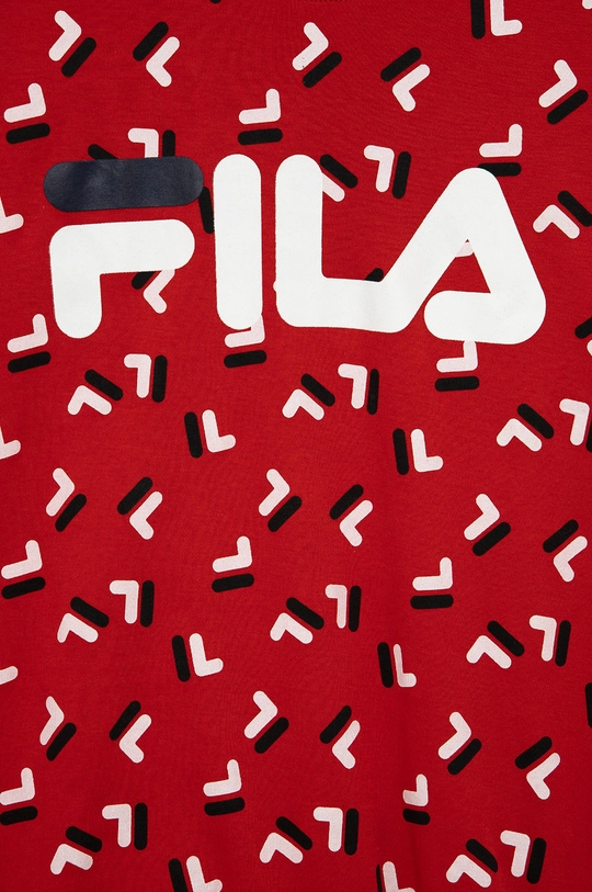 красный Детская хлопковая пижама Fila